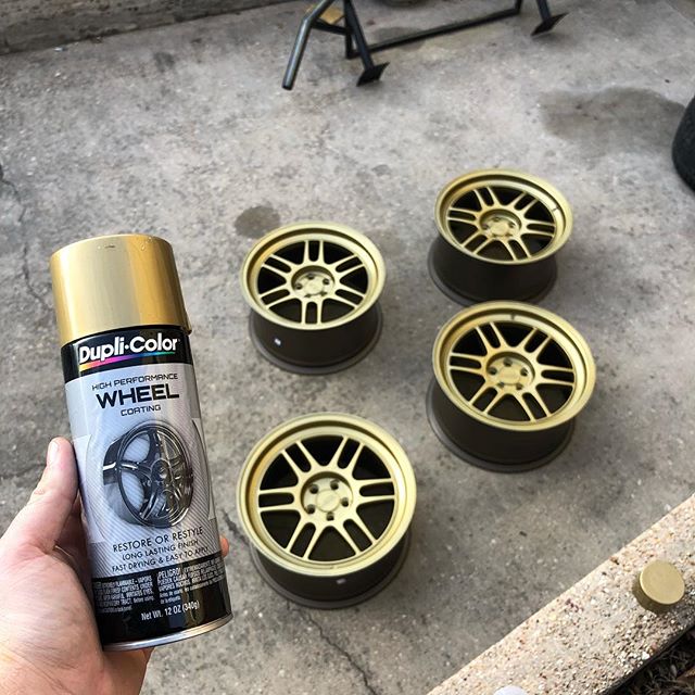 A Peel Coat Like Plastidip Color Test I Did To Find The Best Gold Mx 5 Miata Forum